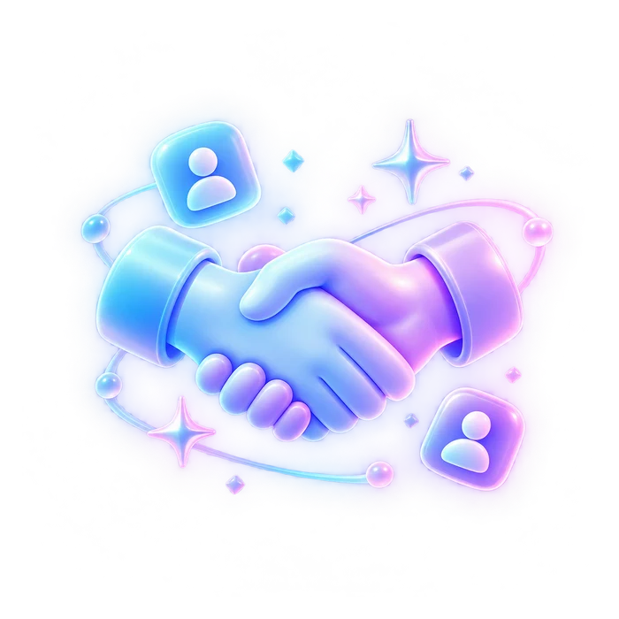 AI community collaboration illustration