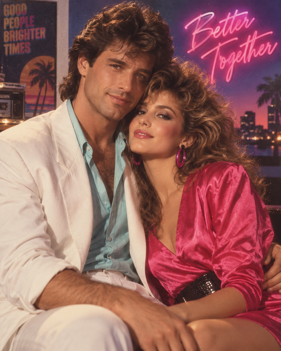 Expected result preview for What Would We Have Looked Like as a Couple in the 80s?