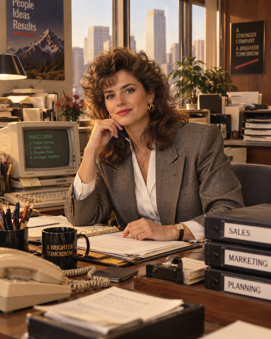 Expected result preview for What Would I Have Looked Like Working in an 80s Office?