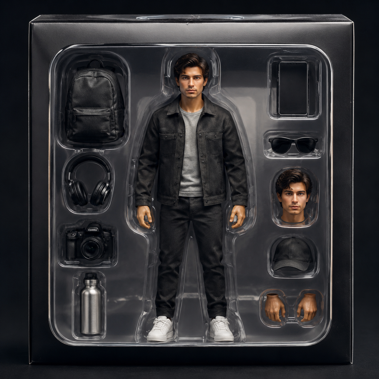 Expected result preview for Collectible Action Figure Packaging