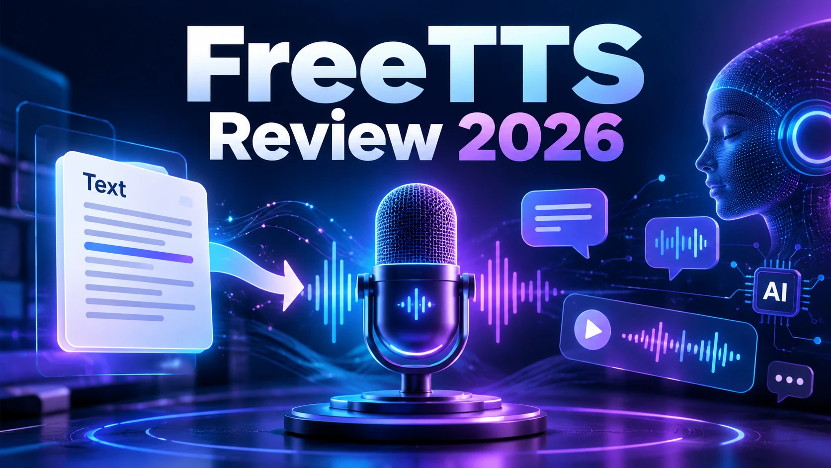 FreeTTS Review 2026: Free Text to Speech, Voices & Audio Tools