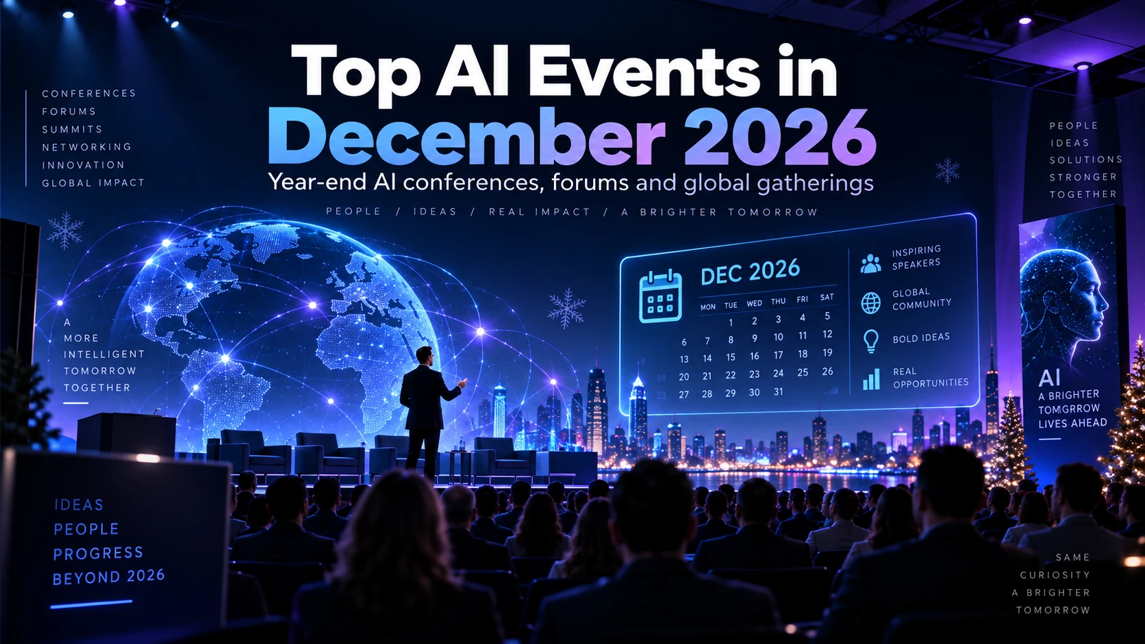 Top événements IA en décembre 2026 : NeurIPS, GITEX, ACML et plus