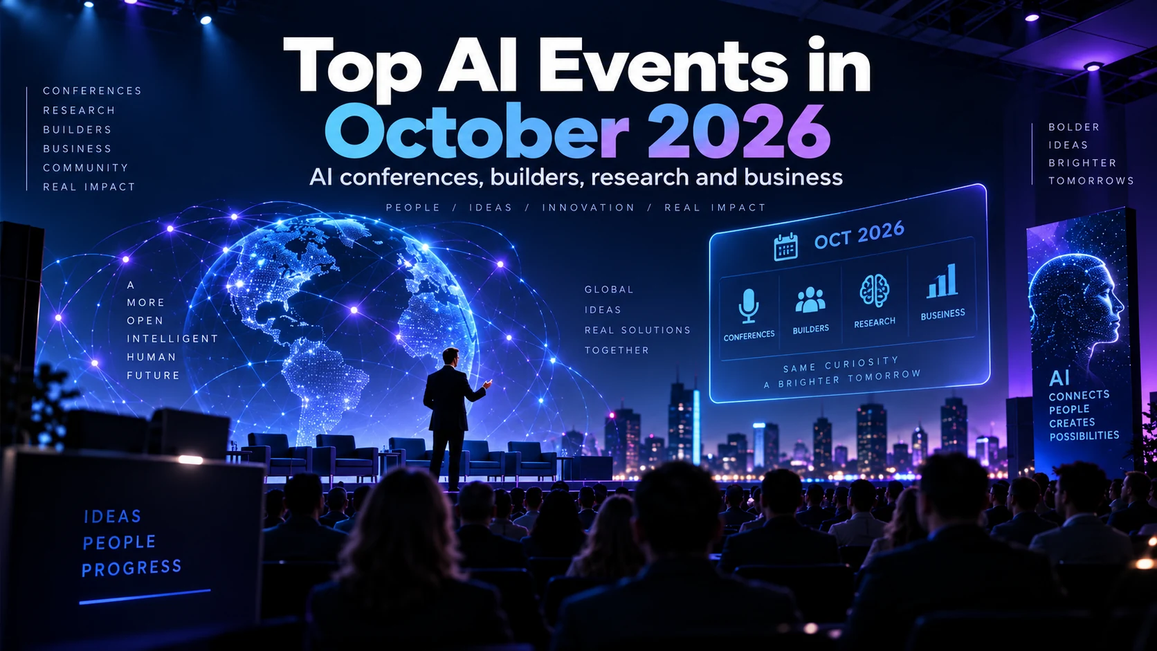 أفضل فعاليات الذكاء الاصطناعي في أكتوبر 2026: World Summit AI وPyTorchCon وODSC والمزيد