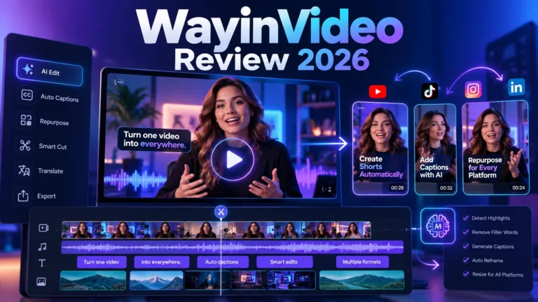 WayinVideo Review 2026: AI Clipper, Video Search & Pricing